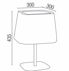 Picture of Faro sweet white table lamp with white shade