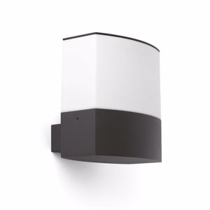 Faro datna outdoor wall lamp grey and white