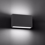 Outdoor led wall lamp 2x3w driv incl 3000k