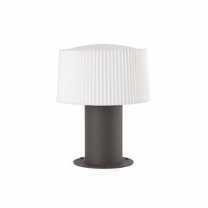 Faro muffin outdoor post lamp 25cm for garden