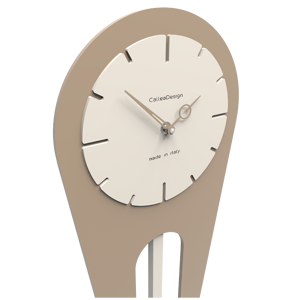 Picture of Callea design modern wall clock pendulum sally caffelatte
