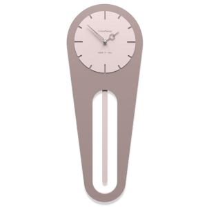 Picture of Callea design modern wall clock pendulum sally plum grey