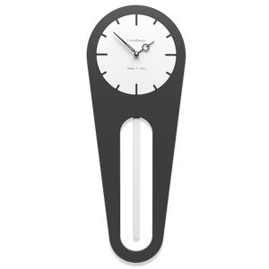 Picture of Callea design modern wall clock pendulum sally black