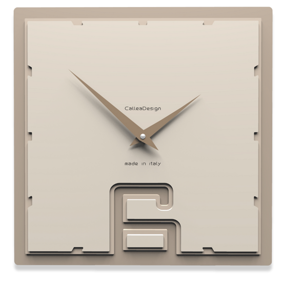 Picture of Callea design modern wall clock breath flax