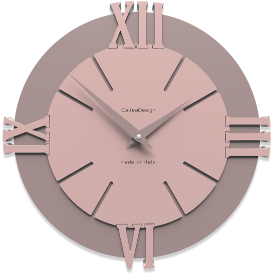 Callea design modern wall clock louis antique pink