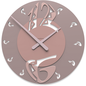 Picture of Callea design ethnic plum grey wall clock