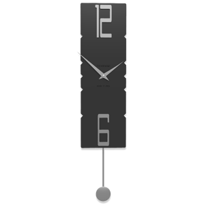 Callea design modern pendulum clocks rock black