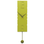 Callea design modern pendulum clocks rock cedar green