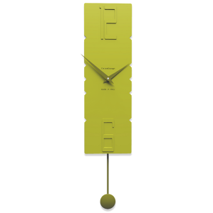 Picture of Callea design modern pendulum clocks rock cedar green