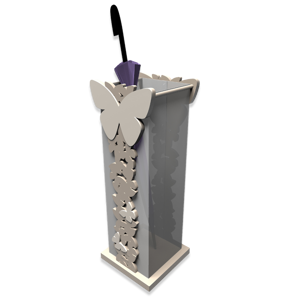 Picture of Callea design olive green umbrella rack