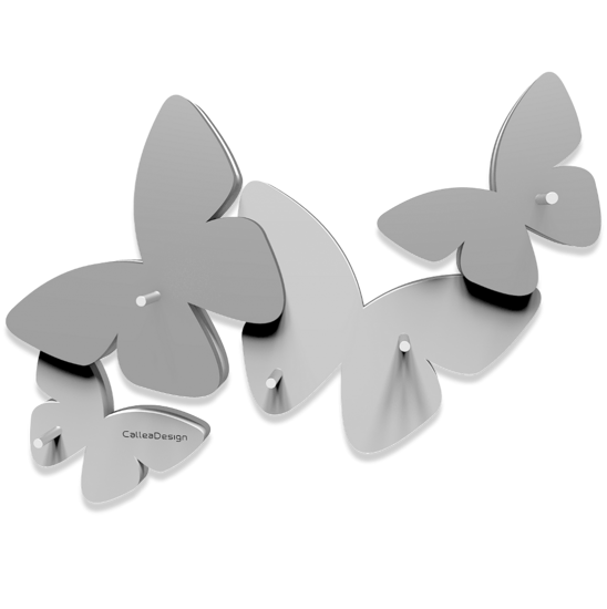 Picture of Callea design magnetic key holder butterflies white