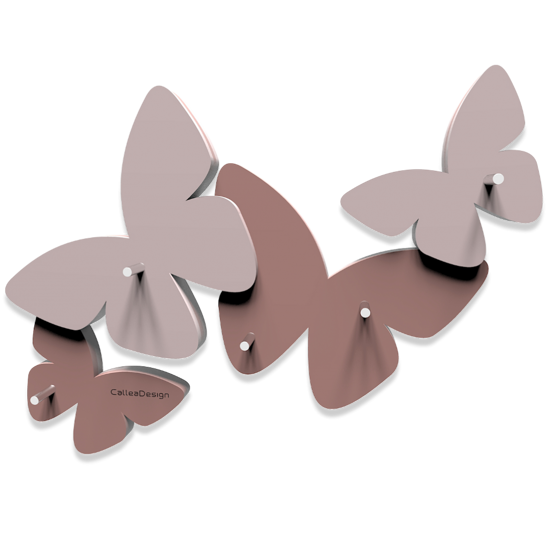 Picture of Callea design magnetic key holder butterflies cloud pink