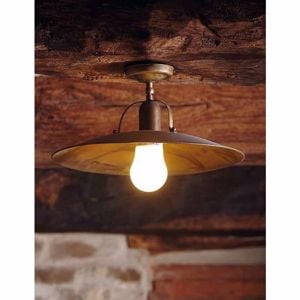 Picture of Gibas osteria cm39 rustic ceiling lam in brass