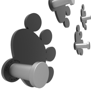 Show details for Callea design modern coat hooks footprint aluminium Picture of Callea design modern coat hooks footprint aluminium