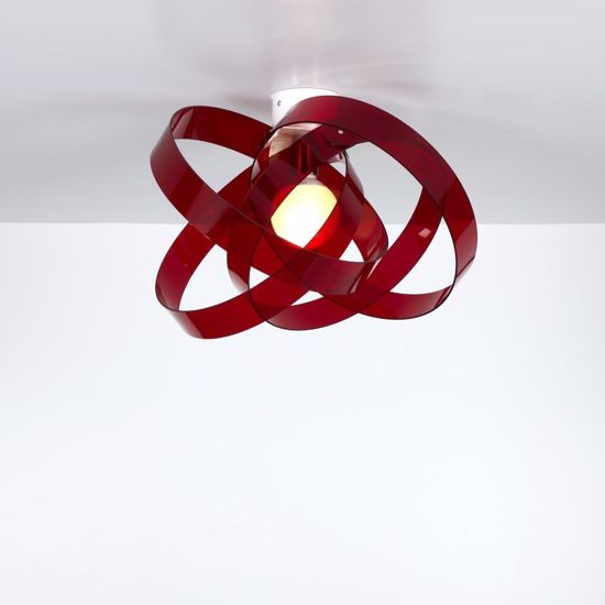 Emporium ceiling lamp nuvola red