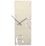 Callea design bleached oak wall clock greg