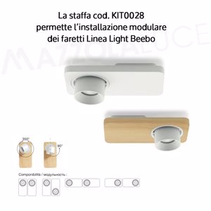 Show details for Linea light beebo fixing bracket for modular installation Picture of Linea light beebo fixing bracket for modular installation
