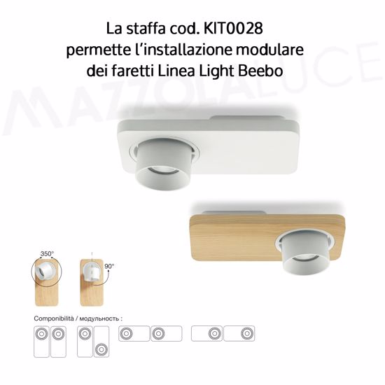 Picture of Linea light beebo fixing bracket for modular installation