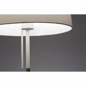 Faro volta table lamp with white shade