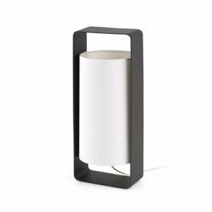 Picture of Faro lula table lamp black and white modern design