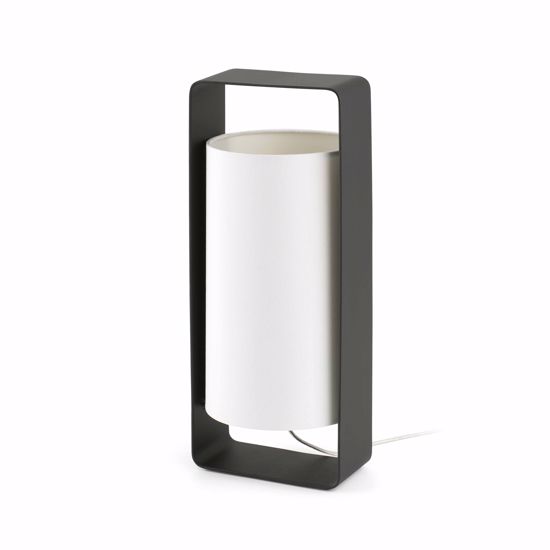 Picture of Faro lula table lamp black and white modern design