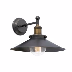 Picture of Faro marlin wall lamp old gold and black l