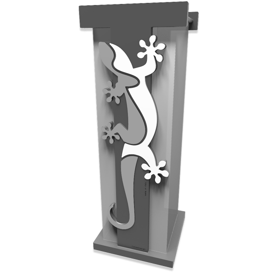 Picture of Callea design modern umbrella rack gecko white