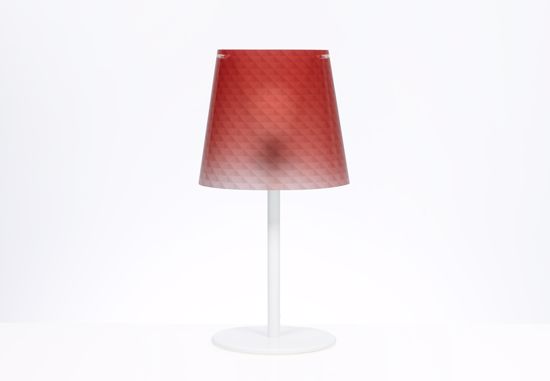 Picture of Emporium boemia table lamp red