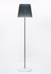Emporium boemia modern floor lamp with shade in polycarbonate grey