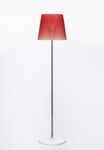 Emporium boemia modern floor lamp with shade in polycarbonate red