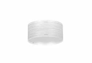 Emporium rigatone ceiling lamp ø30 white pearl