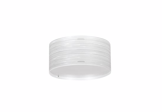 Picture of Emporium rigatone ceiling lamp ø30 white pearl