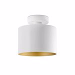 Faro janet ceiling lamp white and gold