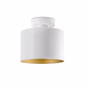 Show details for Faro janet ceiling lamp white and gold Picture of Faro janet ceiling lamp white and gold