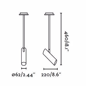 Show details for Faro link ceiling spot lamp black Picture of Faro link ceiling spot lamp black
