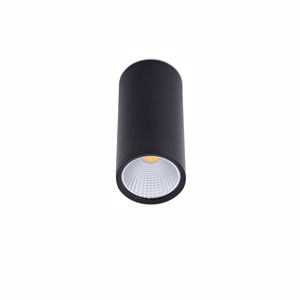 Faro rel ceiling spot led 15w black modern design cylindric