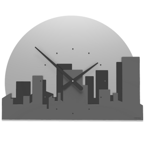 Picture of Callea design skyline wall clock quartz grey
