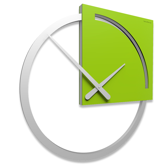 Picture of Callea design karl wall clock modern design apple green