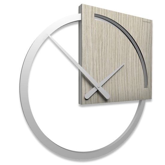 Picture of Callea design karl wall clock modern design breeze oak