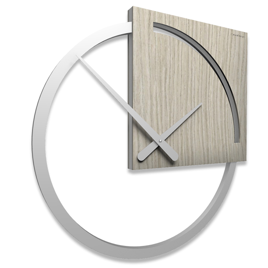 Callea design karl wall clock modern design breeze oak