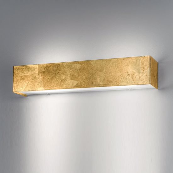 Picture of Antea luce goldie wall lamp rectangular 48cm gold