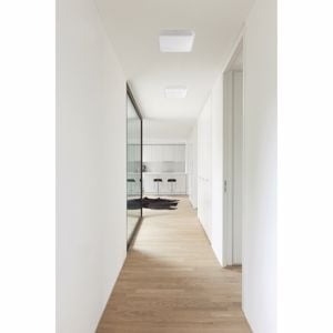 Picture of Square led ceiling light 29x29 20w 3000k modern slim design