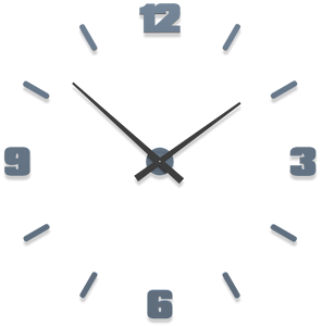 Picture of Callea design ø100 cm big modular clock mid blue