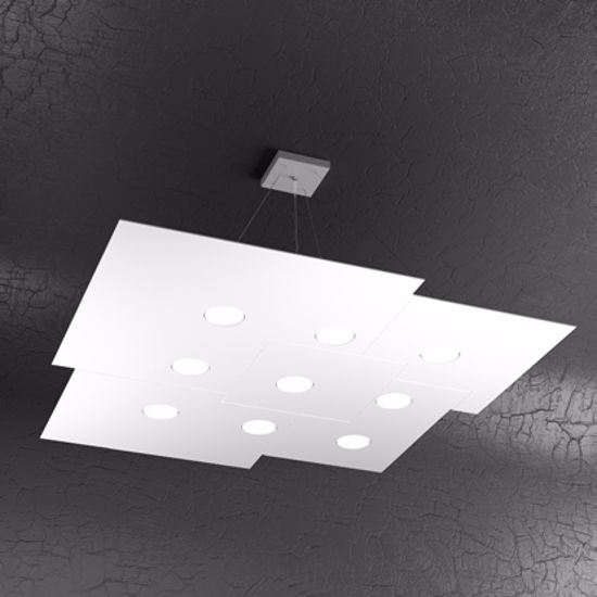 Picture of Toplight modern pendant led plate 9 lights