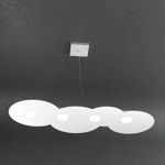 Toplight illuminazione cloud suspension white modern 4 lights