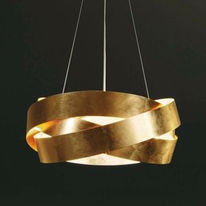 Marchetti pura led chandelier ø60cm gold leaf