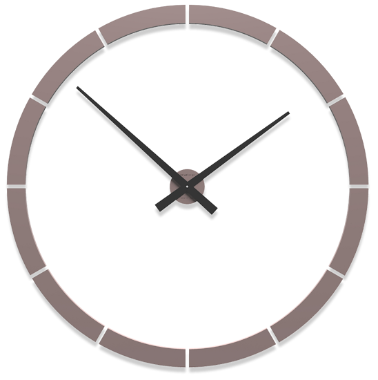 Picture of Callea design giotto big wall sticker clock ø100cm grey plume