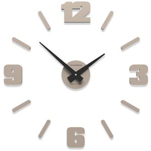 Picture of Callea michelangelo modular wall sticker clock dove grey coloured ø50cm
