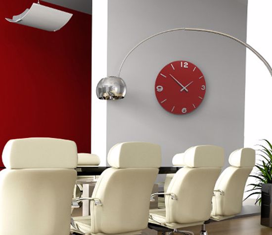 Callea design modern wall clock smarty ruby