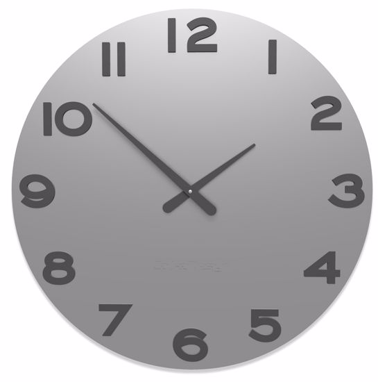 Picture of Callea design smarty number modern wall clock aluminium ainted
